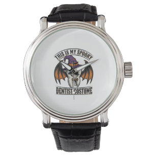 Scary Dentist Costume Halloween Dental Shirt Art_1 Watch