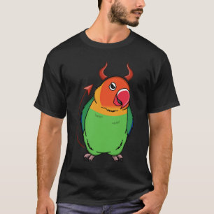 Scary Devil Costume Parrot I Fischers Lovebird T-Shirt