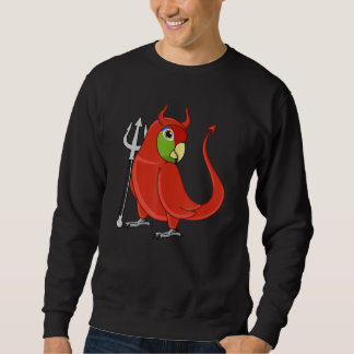 Scary Devil Costume Parrot I Mexican Red-headed Am Sweatshirt