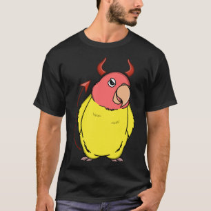 Scary Devil Costume Parrot I Peach faced Lutino Lo T-Shirt