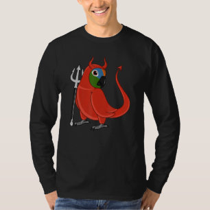 Scary Devil Costume Parrot I Peach-fronted Conure T-Shirt