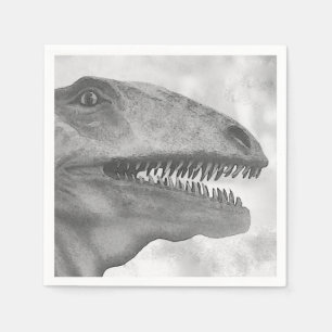 Scary Dinosaur Paper Napkins