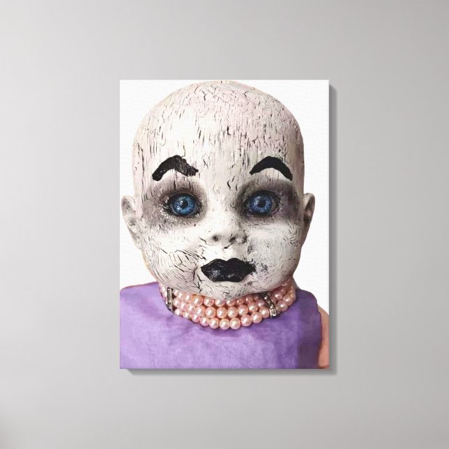 Scary Doll Wall Art  (Front)