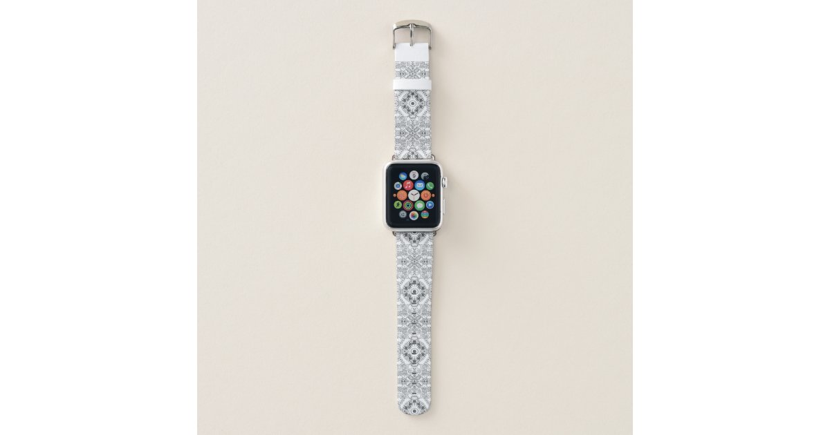 Scary Doodles Preparing A Fright For You Apple Watch Band Zazzle Com Open the watch app on your iphone. zazzle