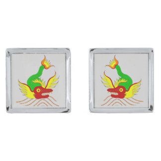 scary dragon cufflinks