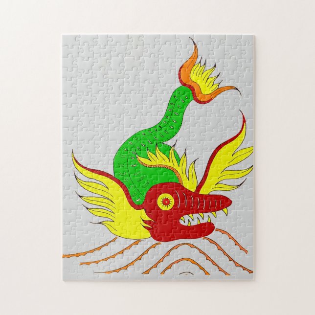 scary dragon jigsaw puzzle (Vertical)