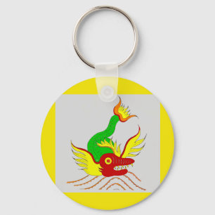 scary dragon keychain