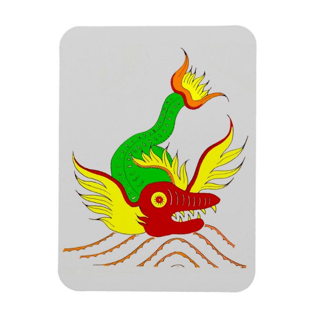 scary dragon magnet (Vertical)