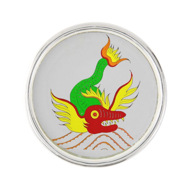 scary dragon pin (Front)