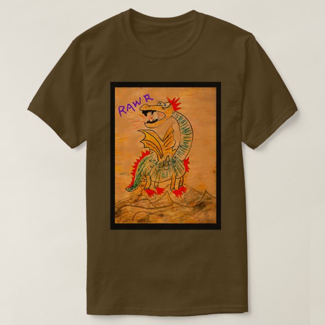 Scary Dragon T-Shirt (Design Front)