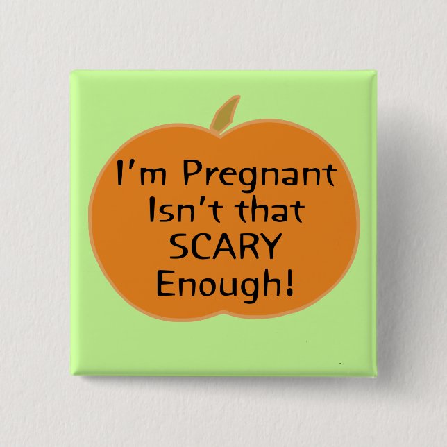 Scary Enough Button (Front)