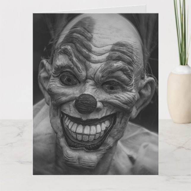 SCARY EVIL CLOWN BIRTHDAY SWEET DREAMS Cards (Front)