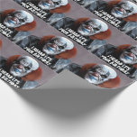 SCARY EVIL CLOWN FUNNY BIG BIRTHDAY  WRAPPING PAPER<br><div class="desc">SCARY BIRTHDAY CLOWN wrapping paper</div>