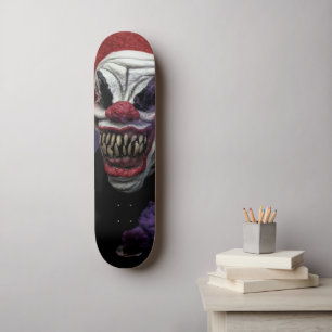 Scary evil clown Skateboard