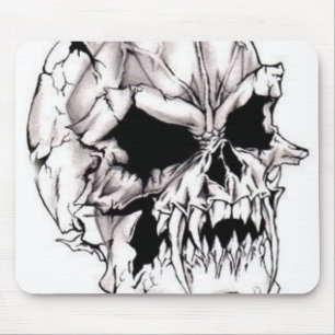 Scary Evil Deadly Skull Mousepad