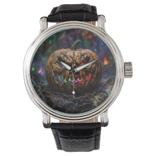 Scary Evil Jack O Lantern Halloween Watch