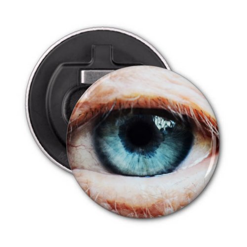 Scary Eyeball  Halloween Blue Eye spooky zombie Bottle Opener