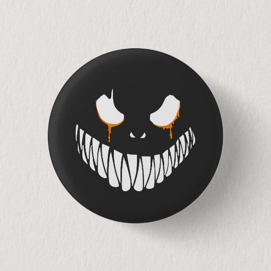 scary face button