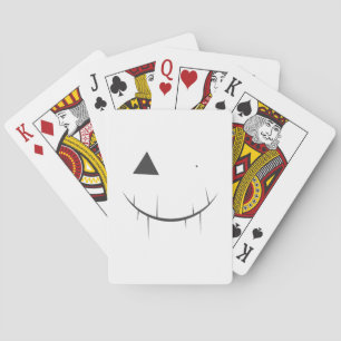 Scary Face Poker Cards