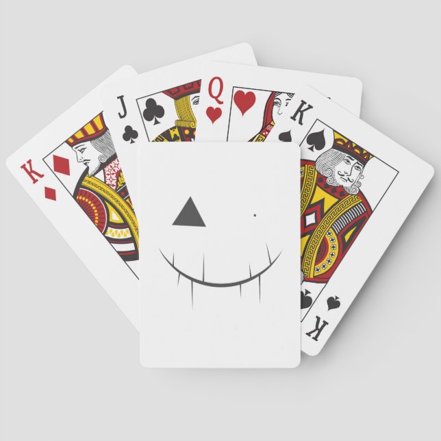 Scary Face Poker Cards (Back)