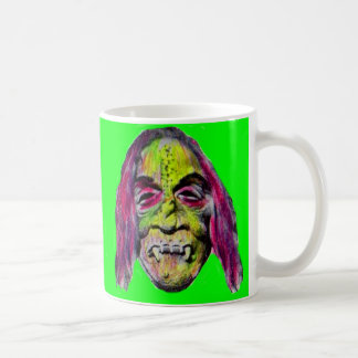 scary fiendish horror monster portrait coffee mug