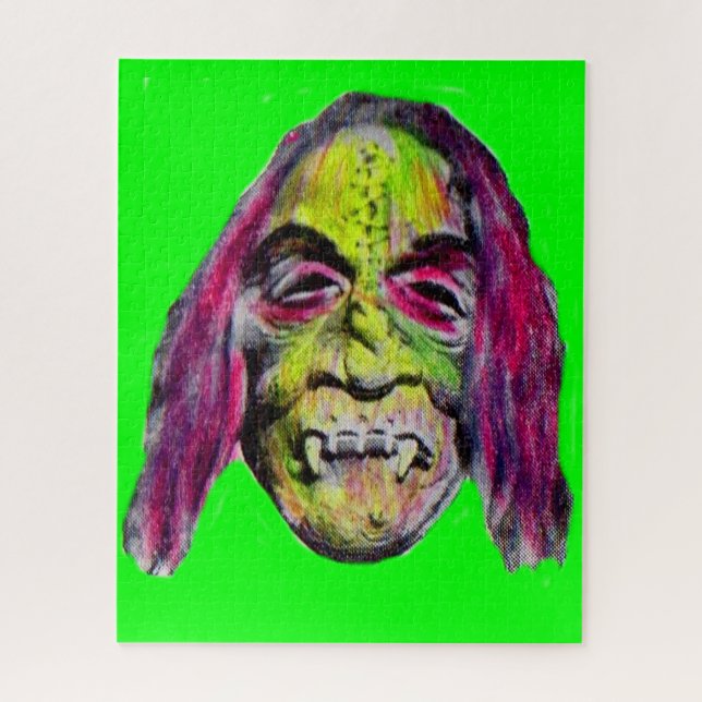 scary fiendish horror monster portrait jigsaw puzzle (Vertical)