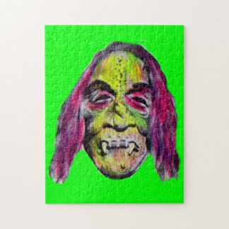 scary fiendish horror monster portrait jigsaw puzzle