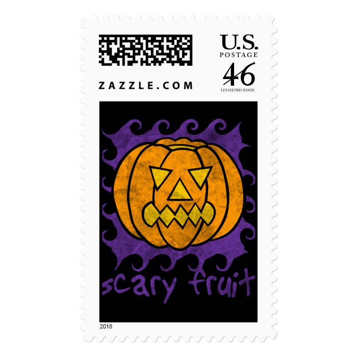 Scary Fruit Stamps