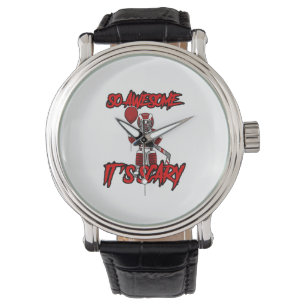 Scary Funny Halloween Clown Hockey Goalie Watch