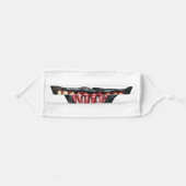Scary Funny Mouth Adult Cloth Face Mask (Front, Folded)