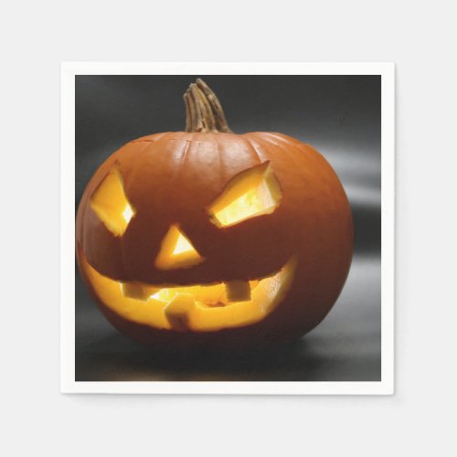 Scary Gap Tooth Halloween pumpkin Napkins