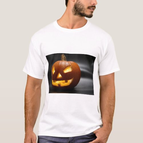 Scary Gap Tooth Halloween pumpkin T_Shirt