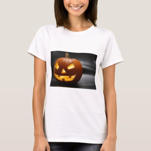 Scary Gap Tooth Halloween pumpkin T_Shirt