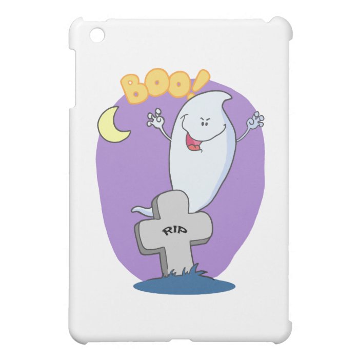 Scary ghost beyond the grave iPad mini cover