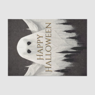 Scary Ghost Happy Halloween Tissue Paper