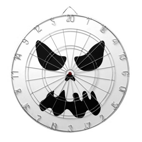 Scary ghost skull face Halloween party game decor Dart Board