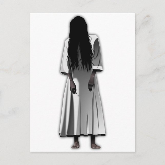 Scary Girl Postcard (Front)