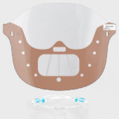 Scary Goalie Mask (Front w/Glasses)