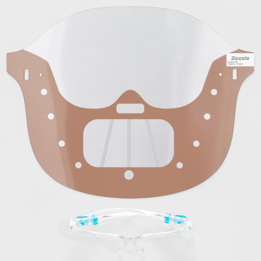 Scary Goalie Mask (Front w/Glasses)