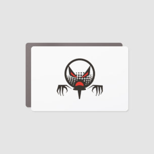 Scary Golf Halloween group graveyard Car Magnet