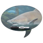 Scary Great White Shark Dry-Erase Board