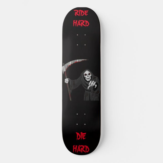 Scary Grim Reaper Skateboard Deck (Front)