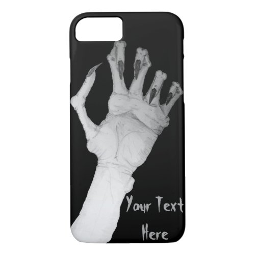 Scary gruesome gnarled monsters hand iPhone 87 case