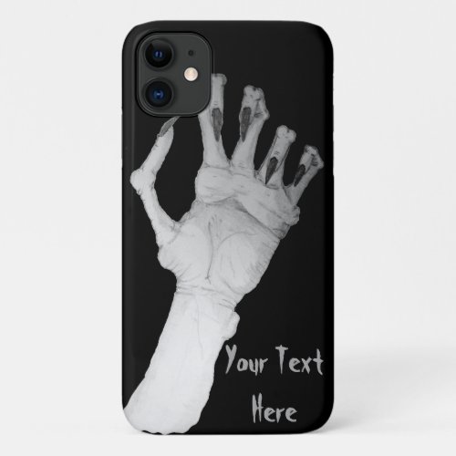 Scary gruesome gnarled monsters hand iPhone 11 case