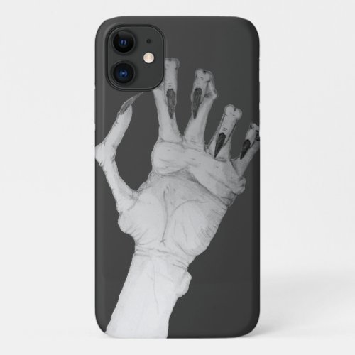 Scary gruesome monster gnarled hand iPhone 11 case