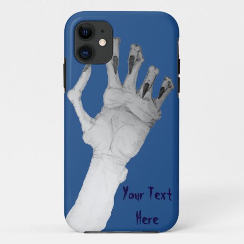 Scary gruesome monster gnarled hand iPhone 11 case