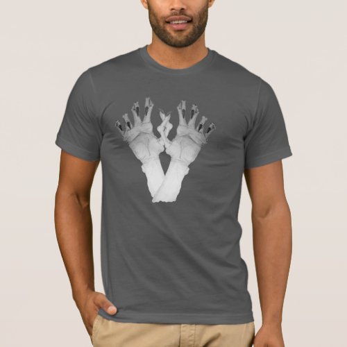 Scary gruesome monster hand T_Shirt