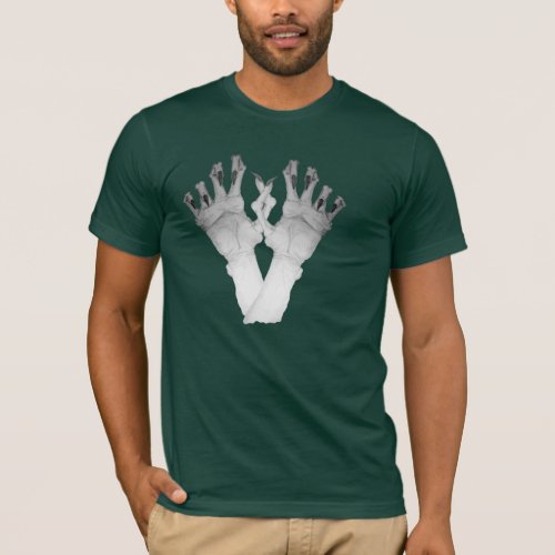scary gruesome monster knarled hands T_Shirt