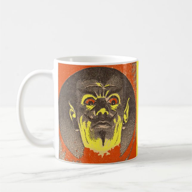 scary guy coffee mug (Left)