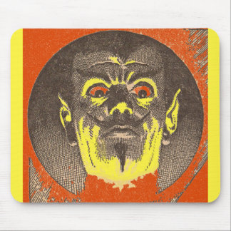 scary guy mouse pad